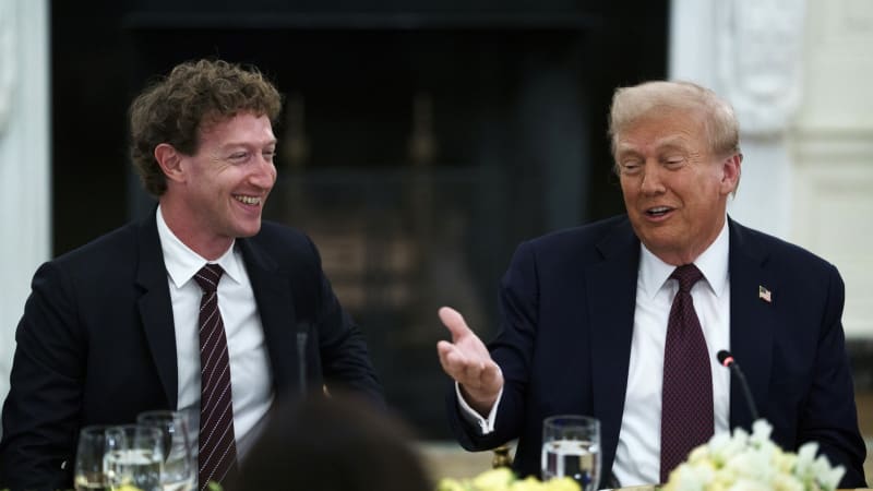 Zuckerberg tlačí na Trumpa, aby zatopil EU. Vadí mu její regulace i daně
