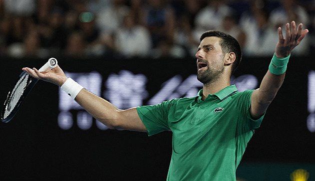 Chceš si zahrát? Djokovič během finále Australian Open hecoval Nadala
