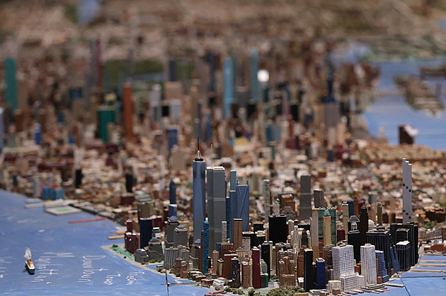 OBRAZEM: Svatá trpělivost. Američan postavil model New Yorku s každým domem