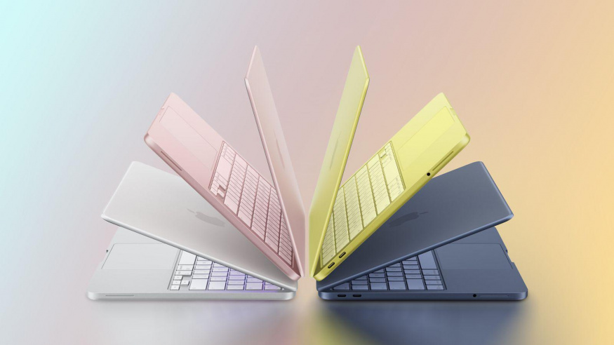 Modré tělo, žlutý touchpad a růžové klávesy. MacBook Neo si můžete barevně poskládat podle sebe