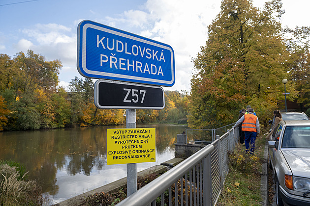 Ve Zlíně vypouštějí Kudlovskou přehradu, po výlovu přijde pyrotechnický průzkum